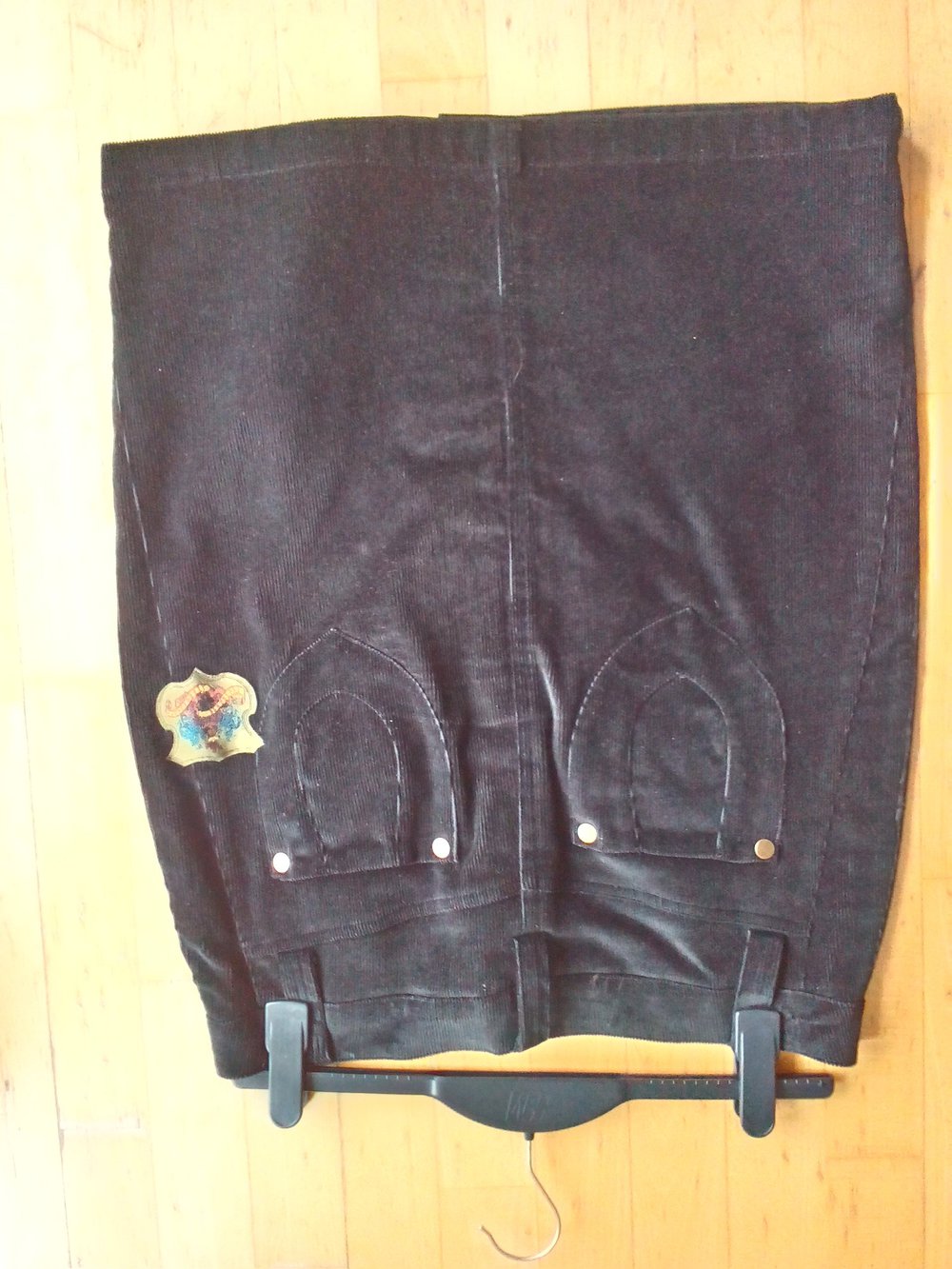 Cord Rock Gr. 38 schwarz