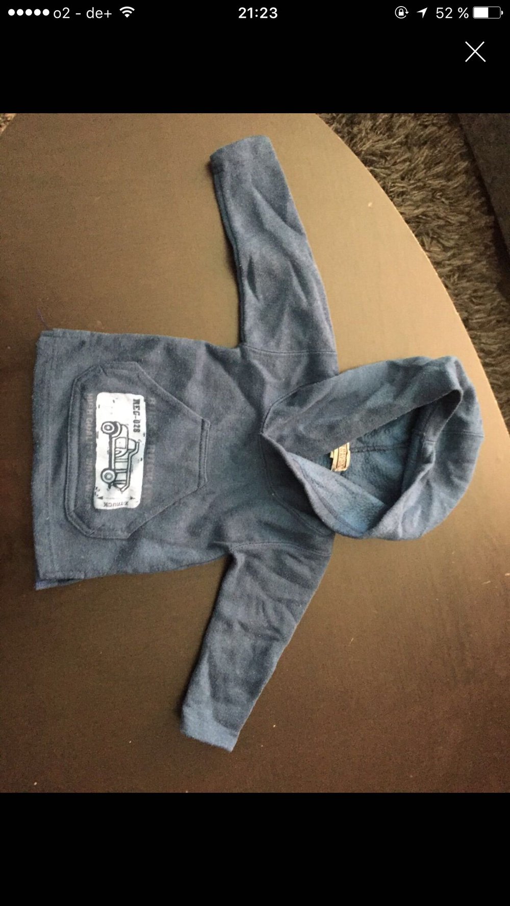 Kaputzenpullover 68 