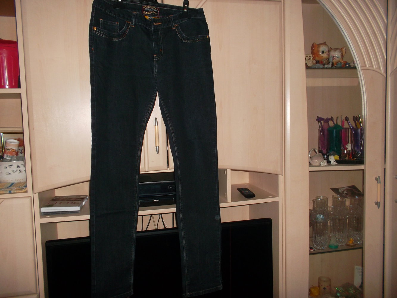 schwarze jeans,gr. 40