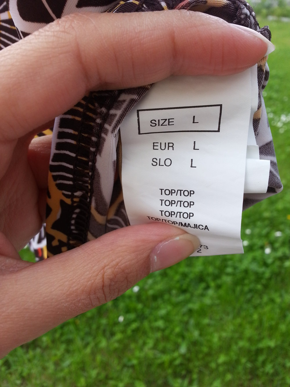 bunt bedrucktes Top Orsay Sommer