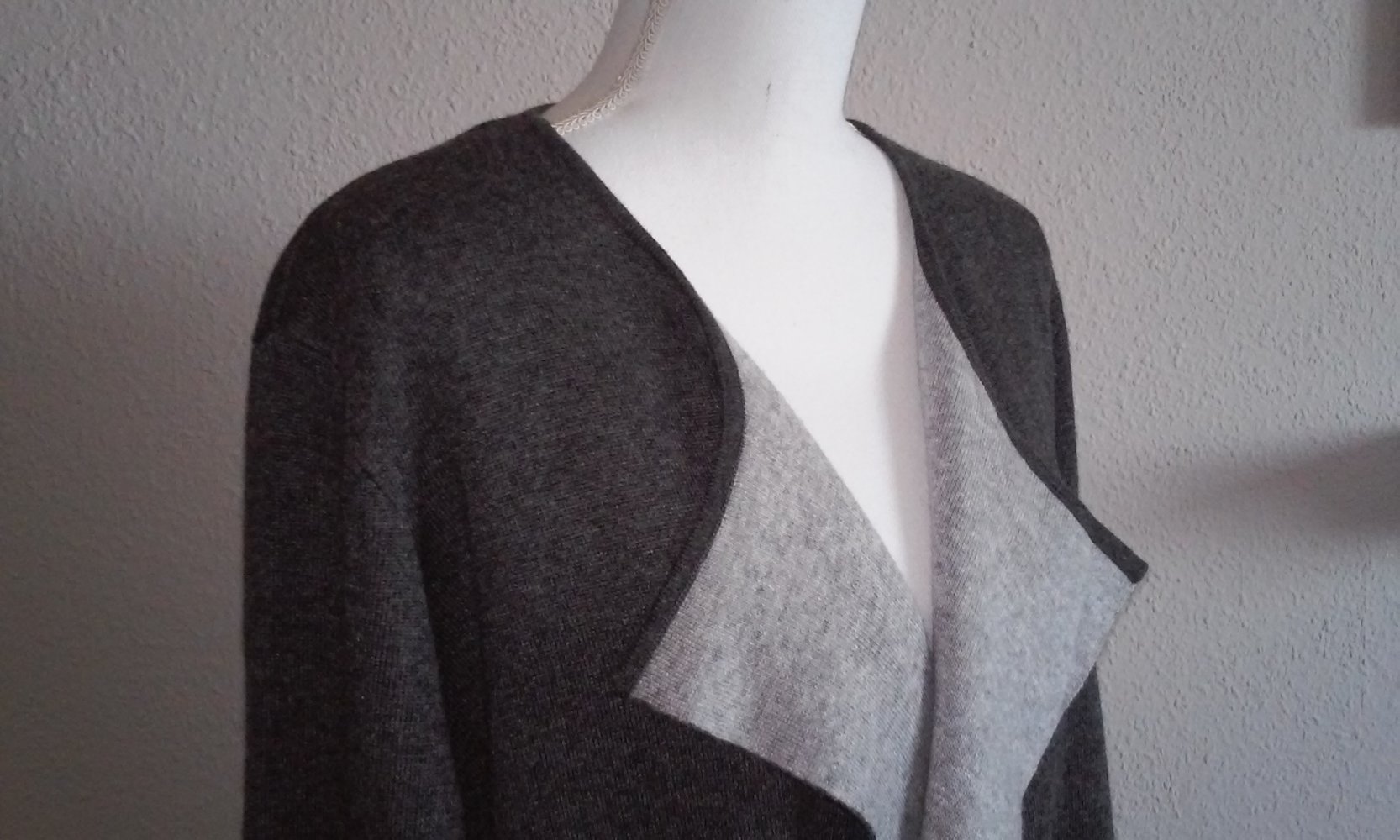 Neu! Damenjacke Wolljacke Strickjacke Swinger Cardigan
