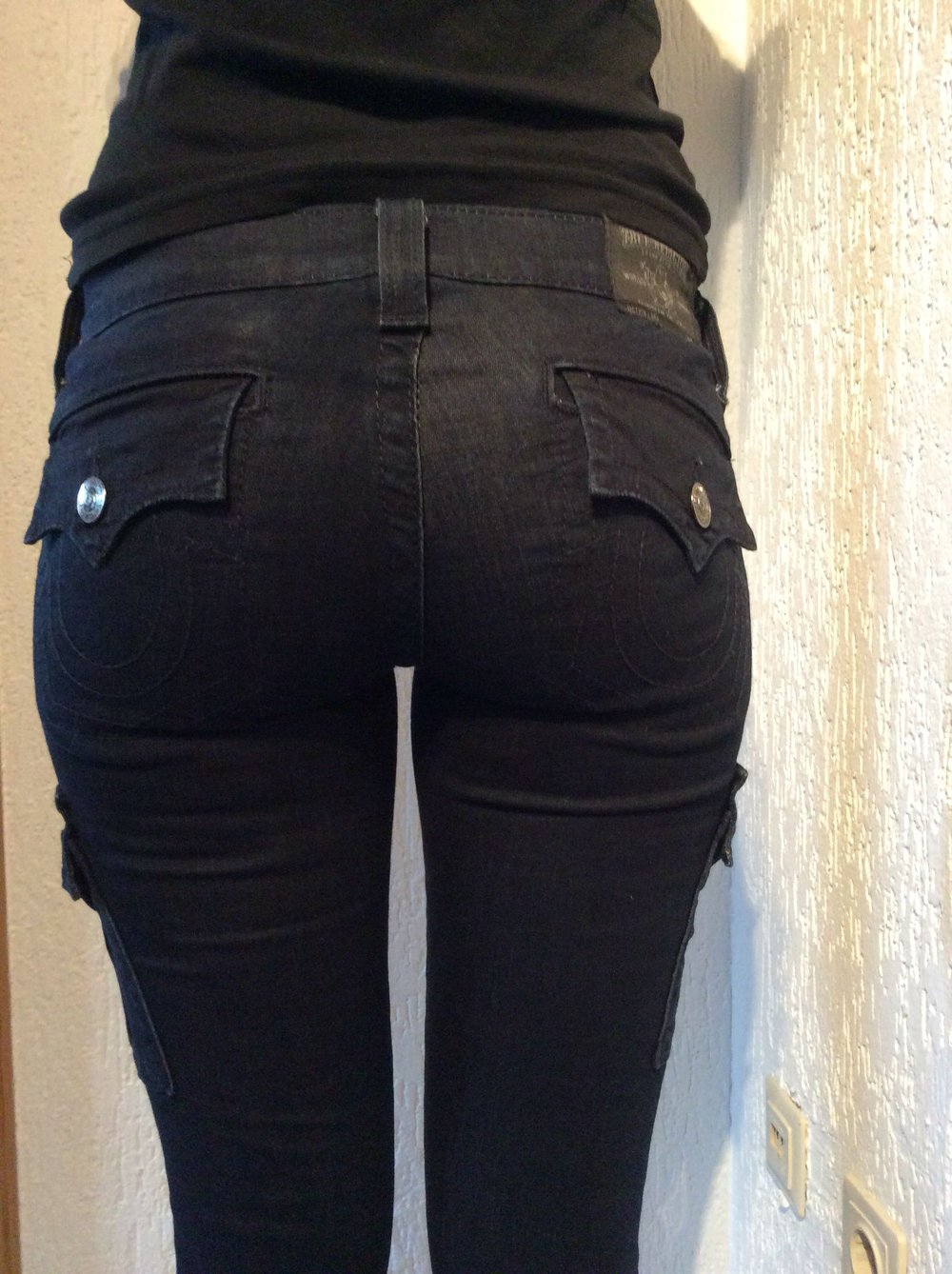 True Religion skinny Jeans Reithosen Style Größe 25 Modell Lara made in USA Brand Jeans 