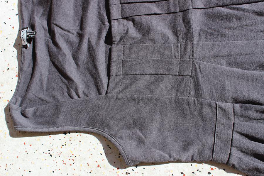 KENNY S. Trägerkleid Jersey grau 
