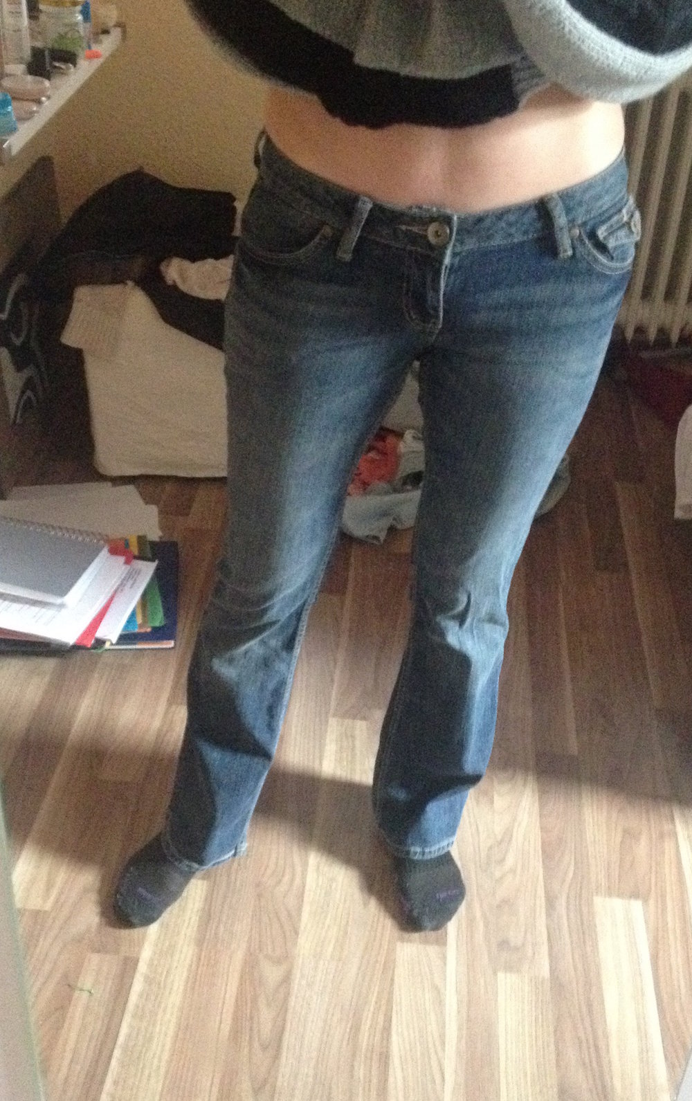 Jeans Schlaghose
