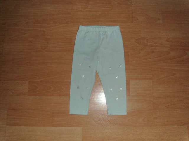 Leggings, mint mit Punkten, Gr. 80 REDUZIERT