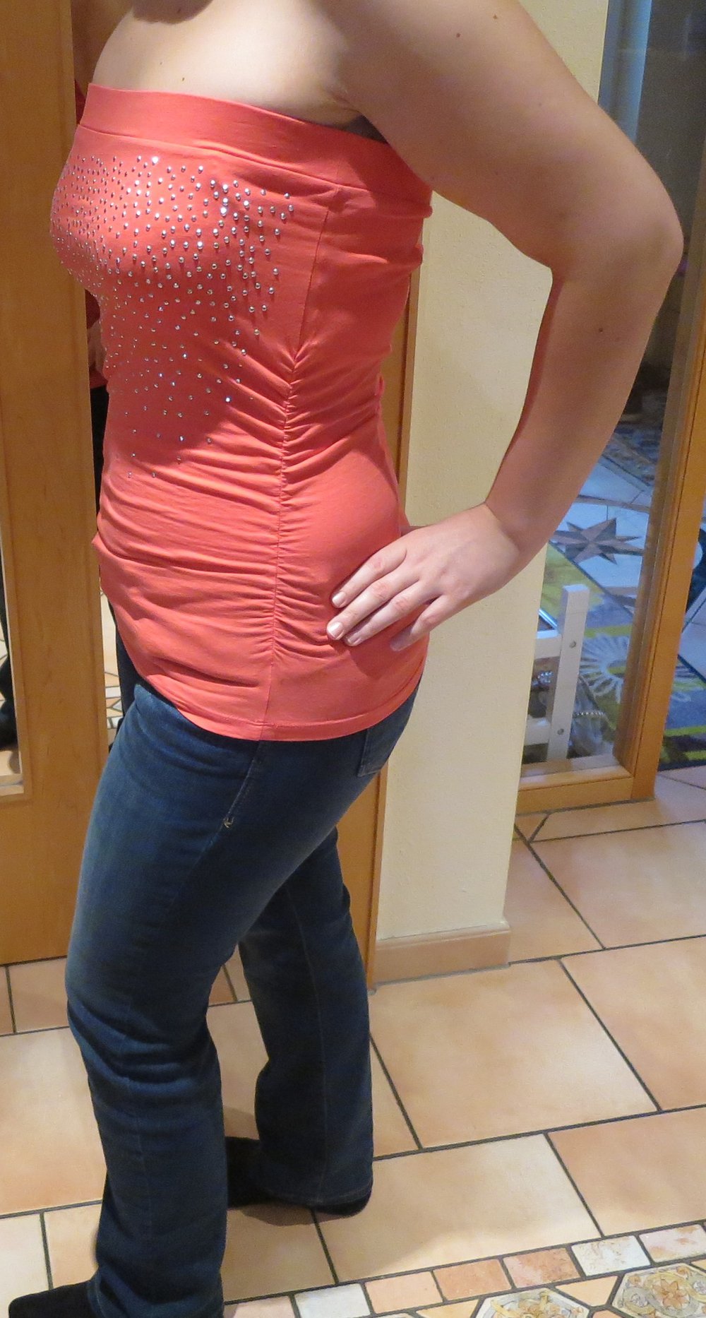 Pinkes Top von Amisu
