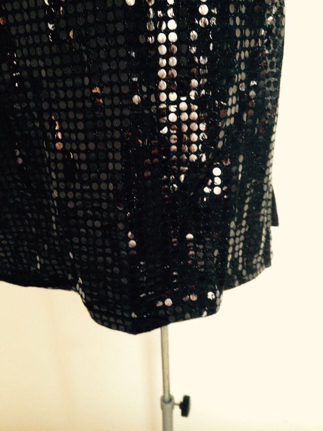 Exclusiver Glitzer Top Oberteil 