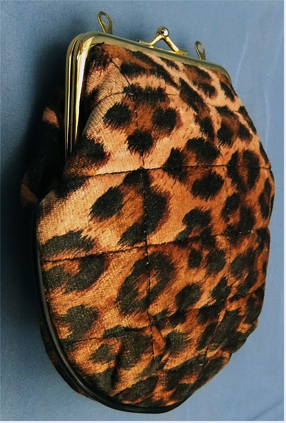 Kleine süße Damen-Handtasche / Kosmetik-Täschchen von Picard - Im Leoparden-Look  