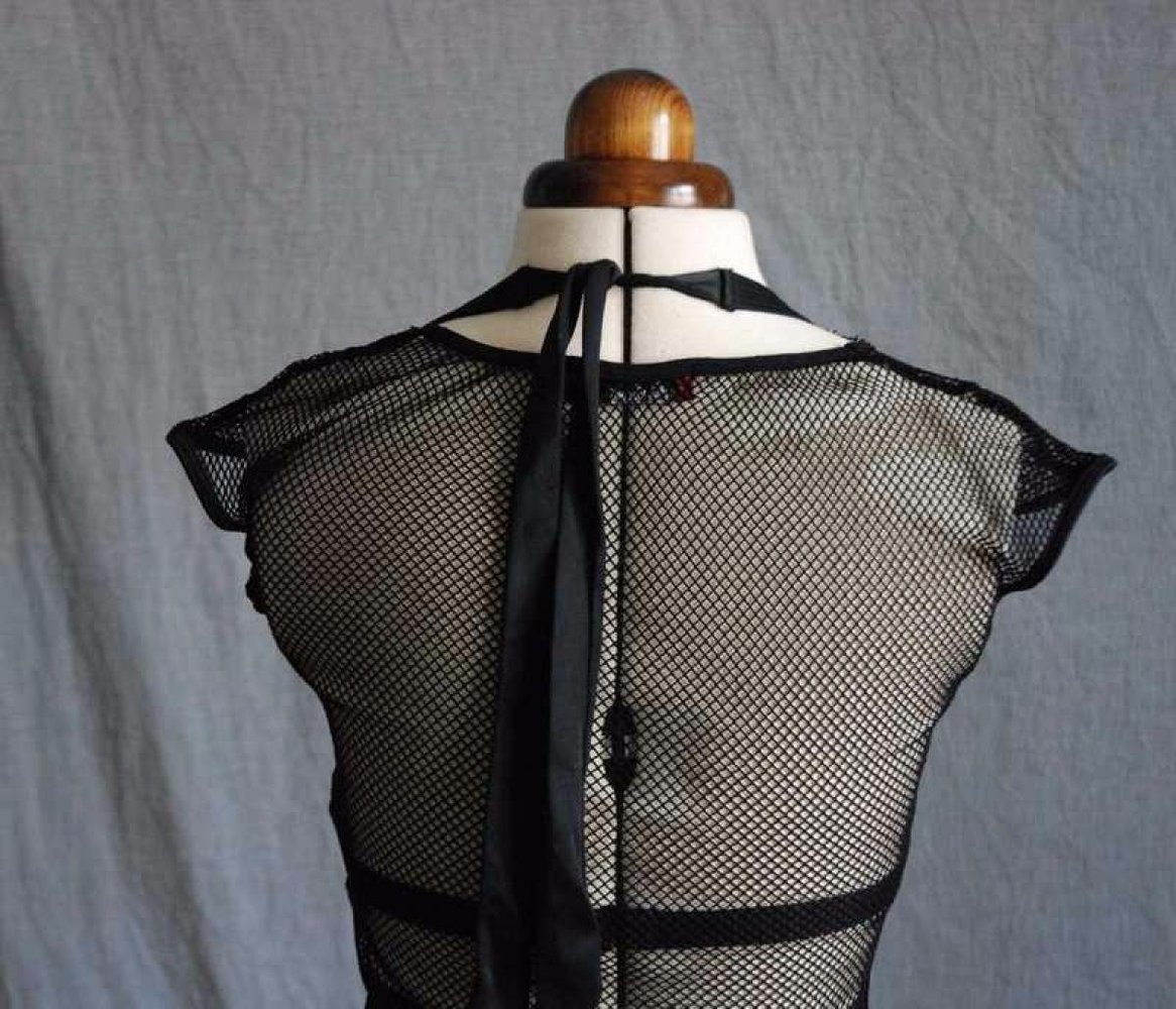 Crop Netzshirt Net