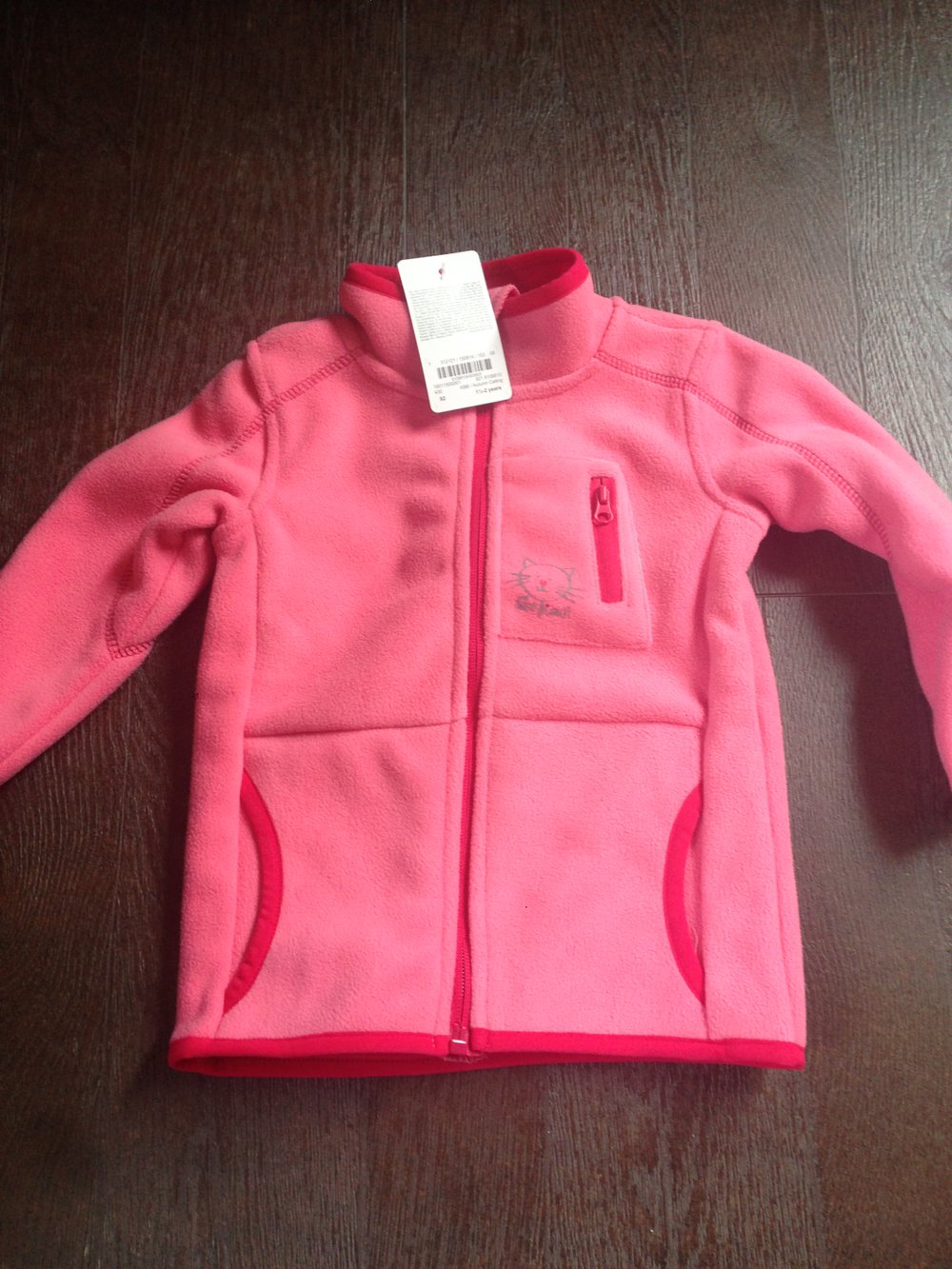 Neu Softshelljacke, Fleecejacke rosa pink Mädchen Gr. 92