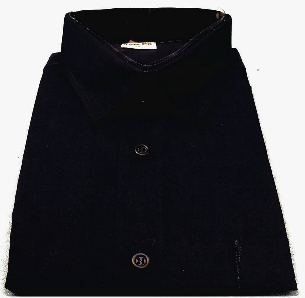 Herren-Hemd Langarm - Von Top Fit - Größe 40 - rötlichblau - NEU