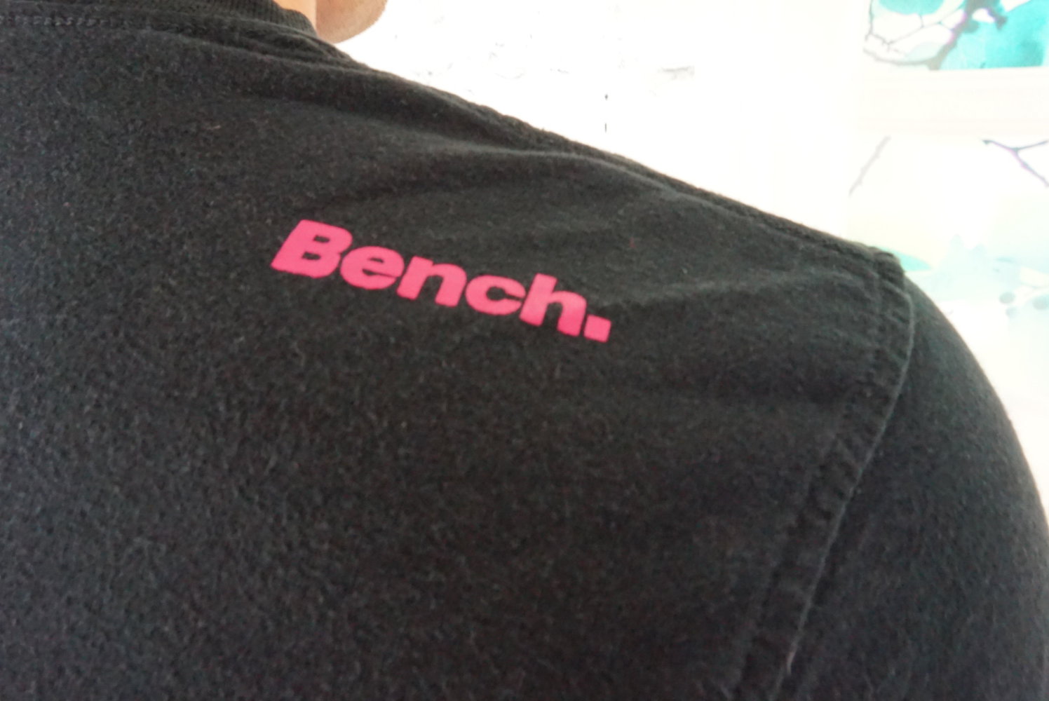 Bench T-shirt  DJ Babyblau Pink  