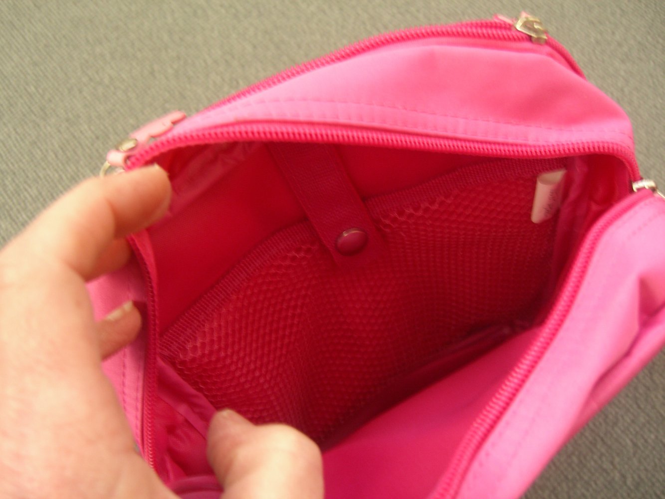 Pinke Tasche mit süßem Motiv