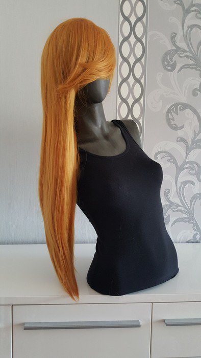Lange Perücke Blond Cosplay Sailor Moon Sailor Venus Fotoshoot Manga Anime