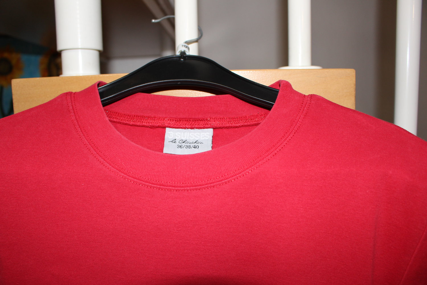 359. T-Shirt von 3 suisses, Gr. 36/38/40, rot