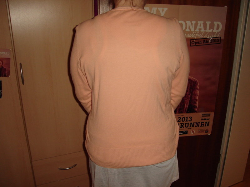 H&M Cardigan Größe L Pfirsich