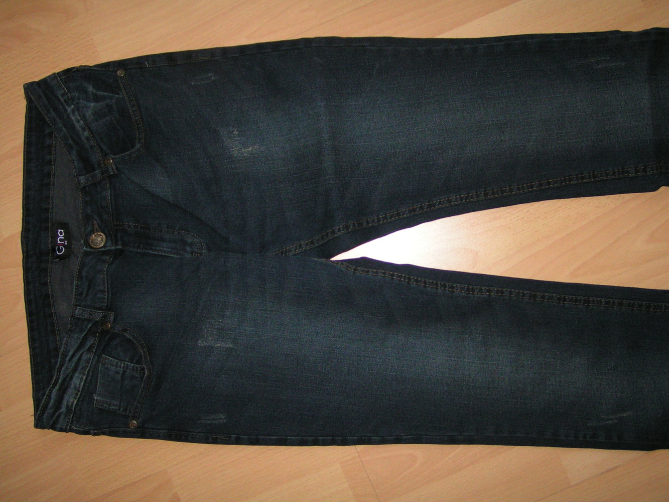 Ernstings-Family Gina Stretch Jeans Hose darkblue tolle Waschung Gr. 40 Neu    