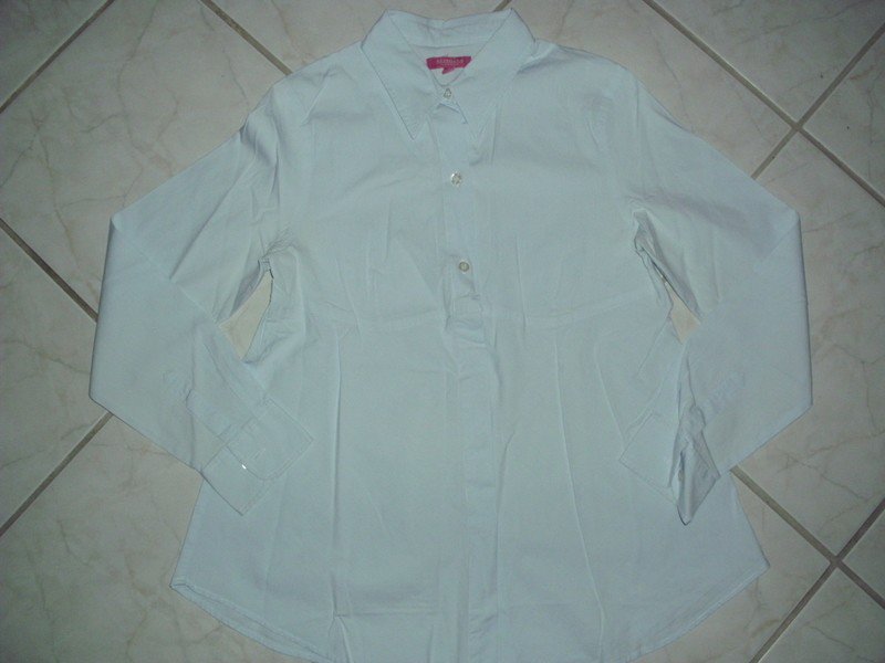 Gr.L, Umstands-Business-Bluse, hellblau, Arabella.B