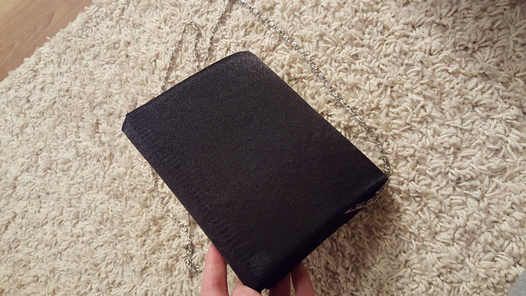 schwarze Handtasche / Clutch