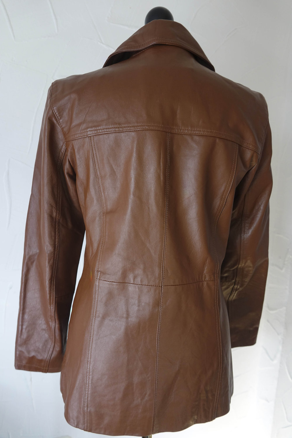 Schöne braune Damenlederjacke in M aus echtem Leder
