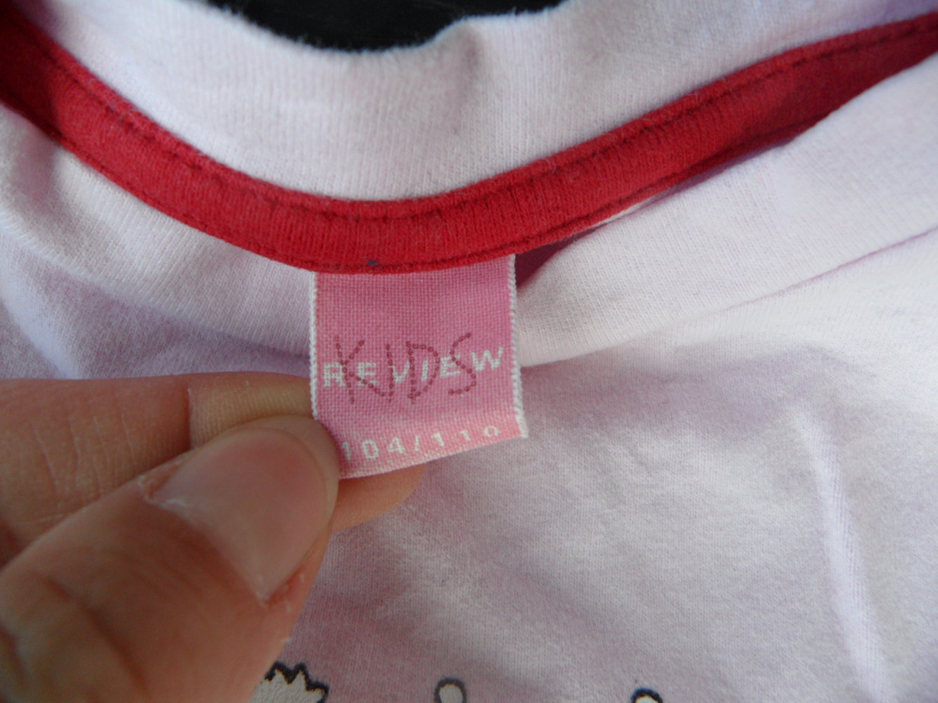 Review tolles Winter-Shirt Schneemann 104/110 Flockdruck
