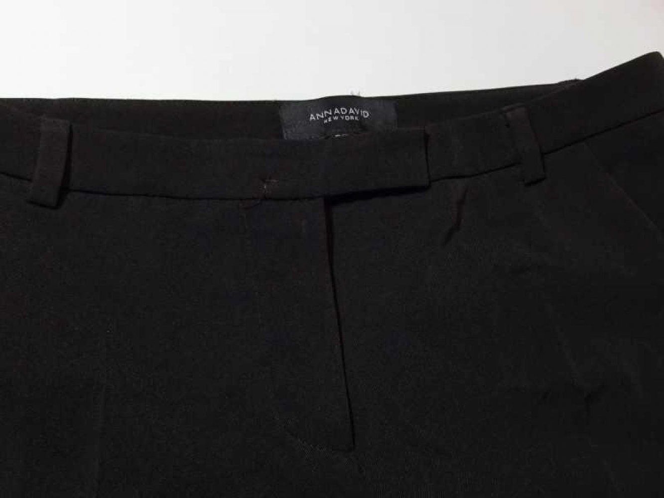 Dunkelbraune Hose Bootcut Stretch Anzughose Gr. 36 Gr. S