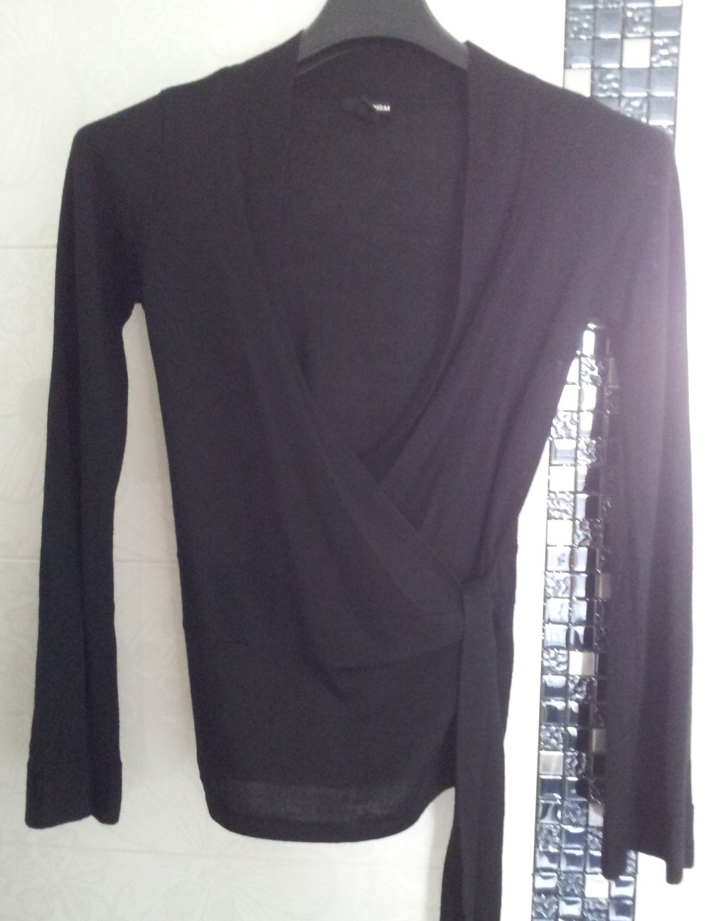 Wunderschöne Wickelstrickjacke