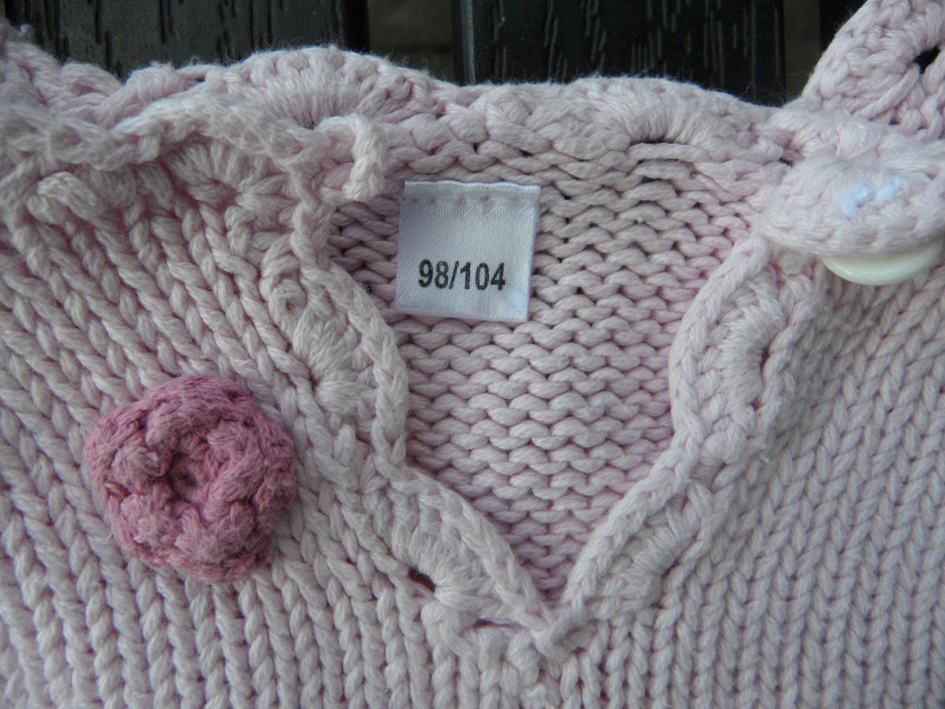 zuckersüße Stricktunika Pullunder Kleidchen