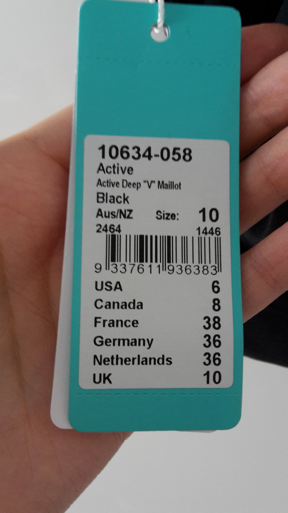 Seafolly schwazer Badeanzug