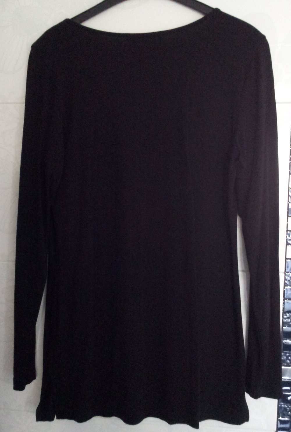 Wunderschöne Tunika Shirt mit silberner Applikation passt Gr. 36