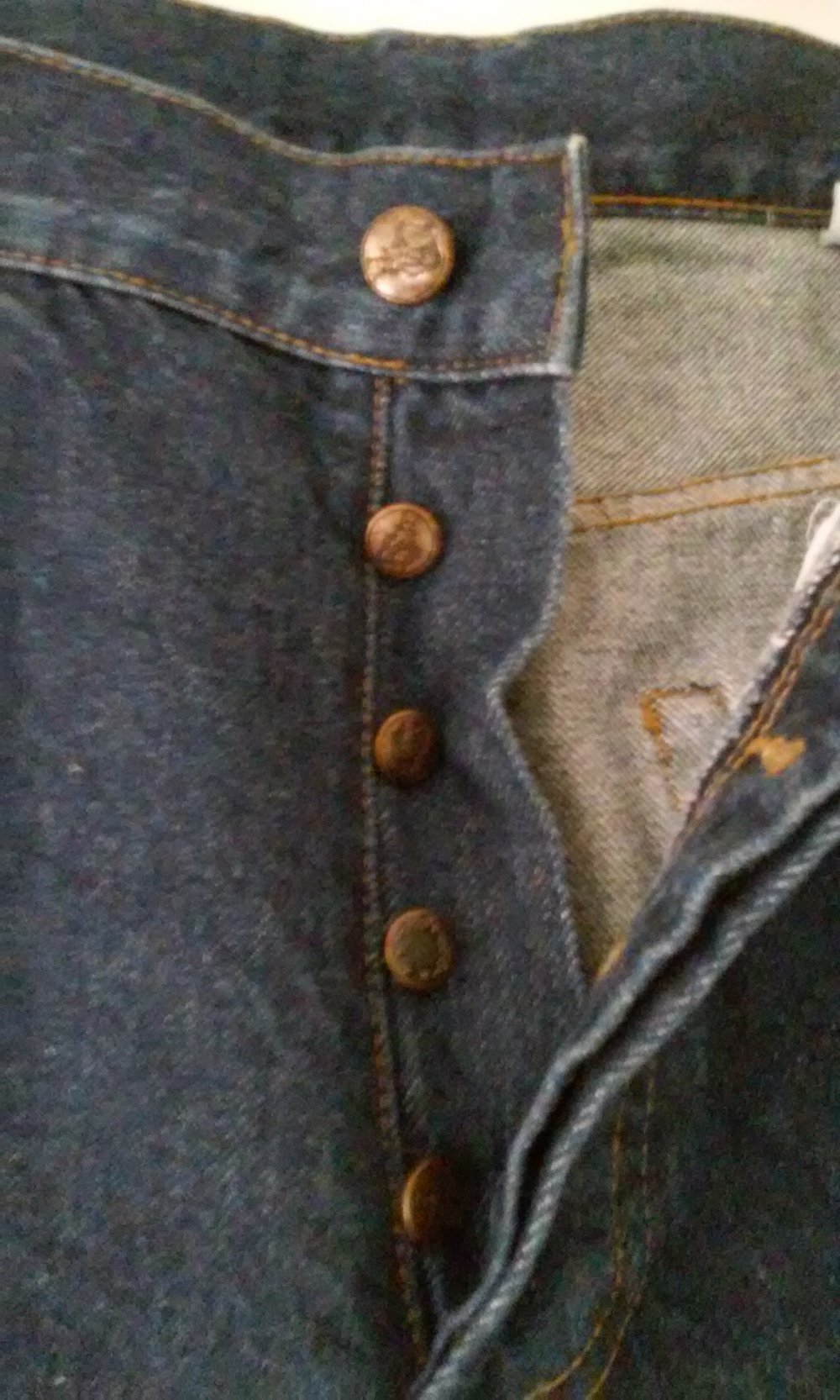 Jeans Gr. 31 uncle sam american sportswear Hose Knopfleistenverschluß 