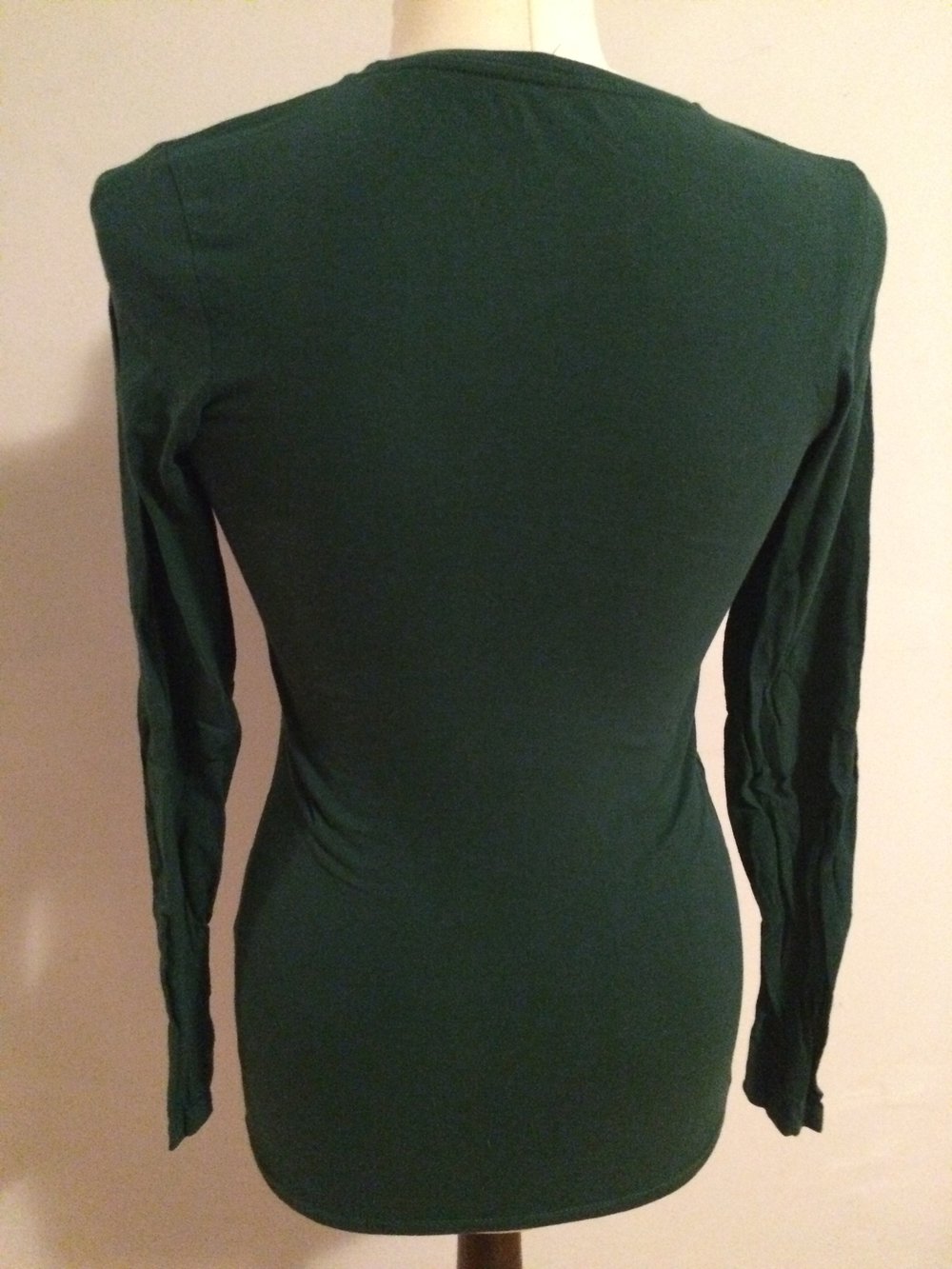 Grünes Longsleeve, Sweatshirt dunkelgrün tanngrün