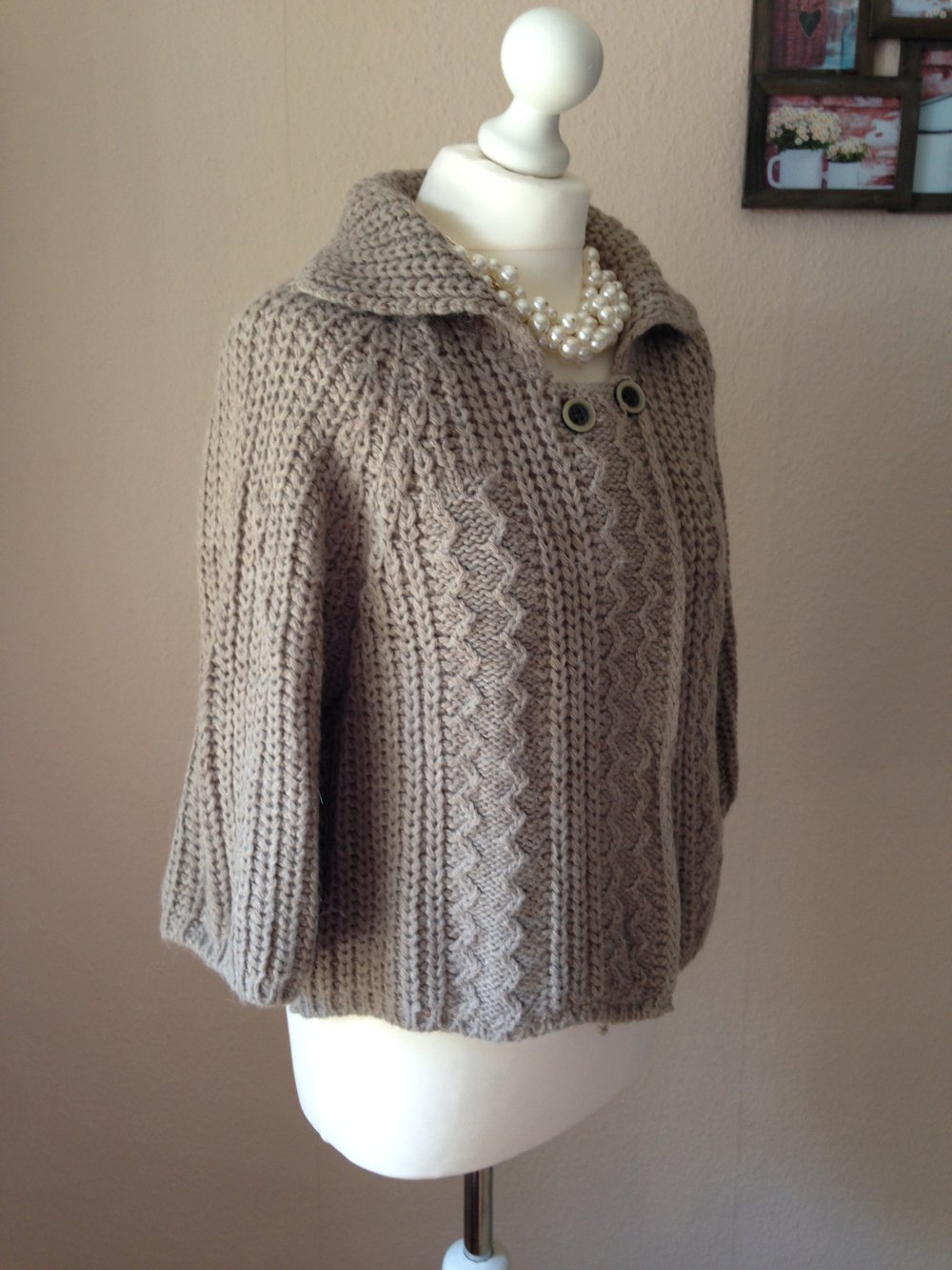 Strickjacke, Cardigan, Strickpullover, Wolle