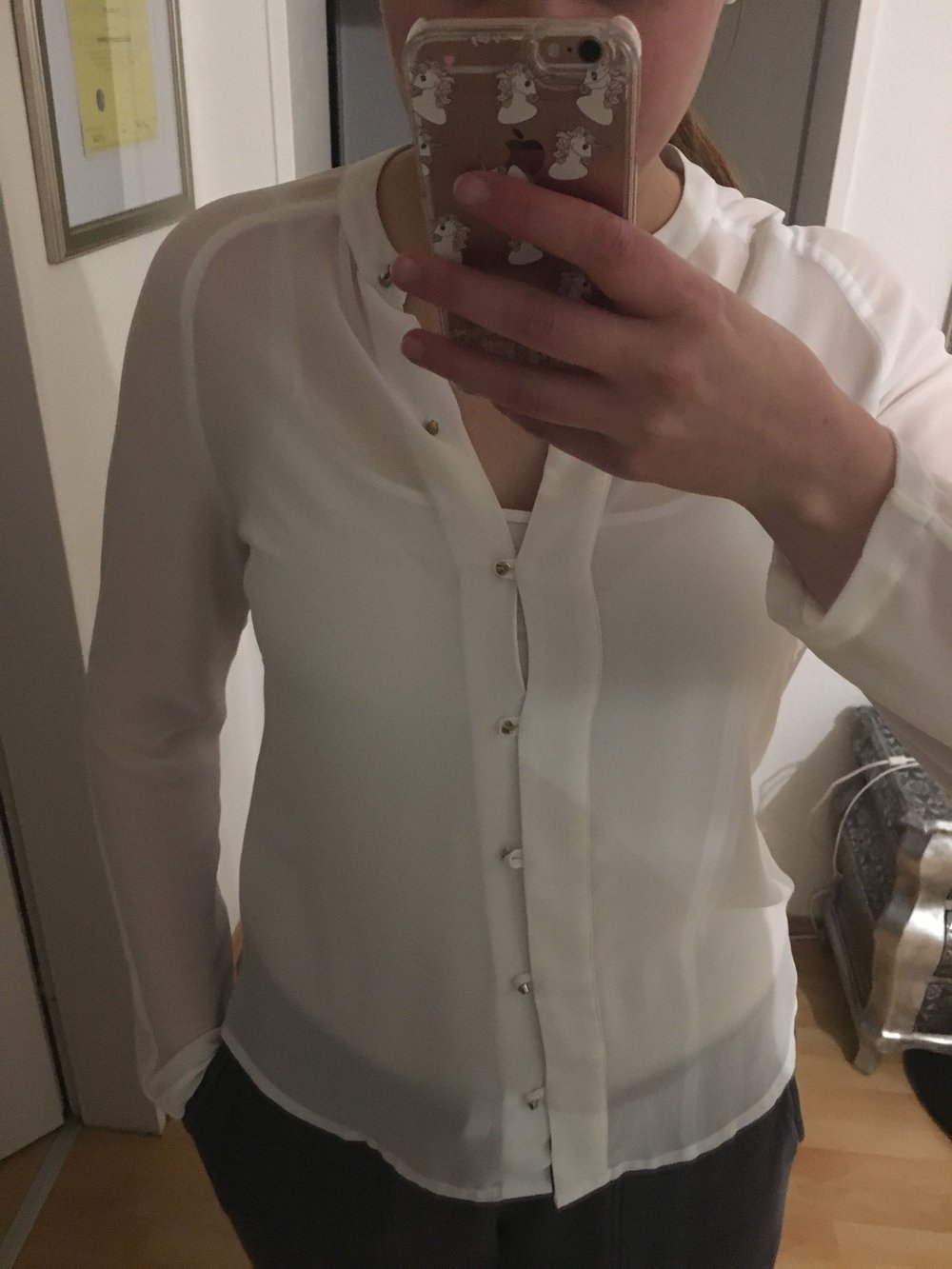 Weiße Bluse