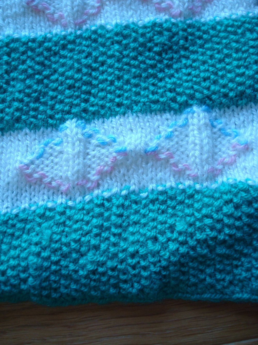 süßes Strickset handmade, Unisex Gr. 50/56