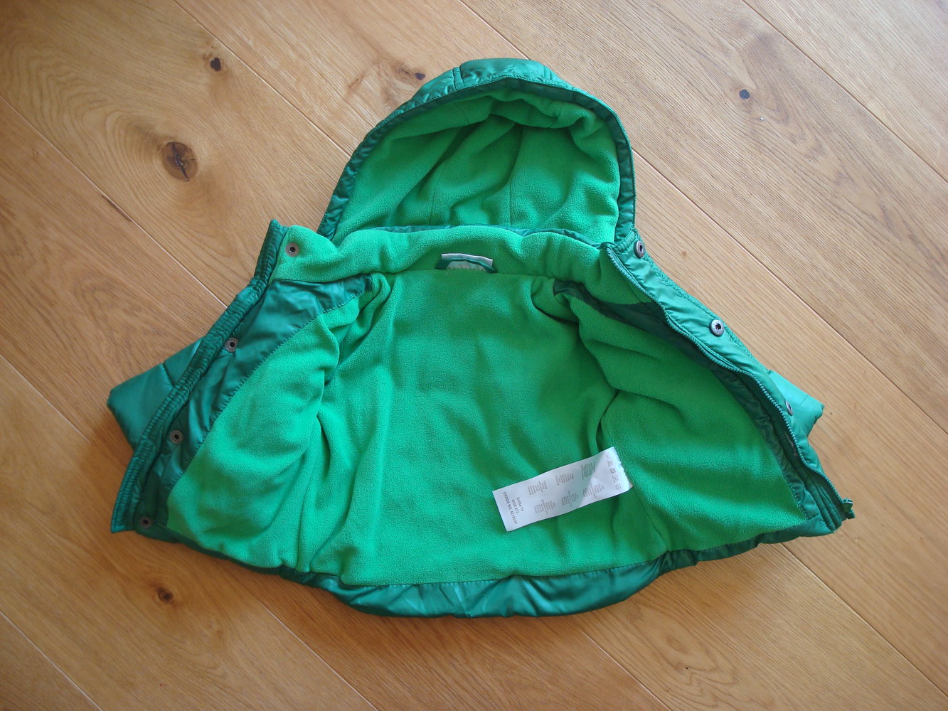 Anorak, Steppjacke in Grün, Unisex Gr. 74