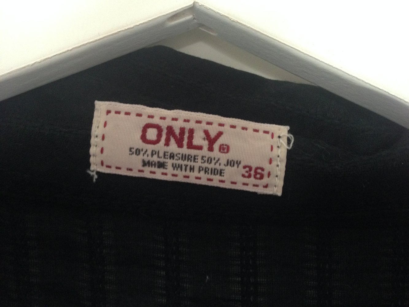 schwarze Only Bluse