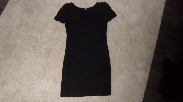Schwarzes Stretchkleid - Minikleid - H&M - M - 
