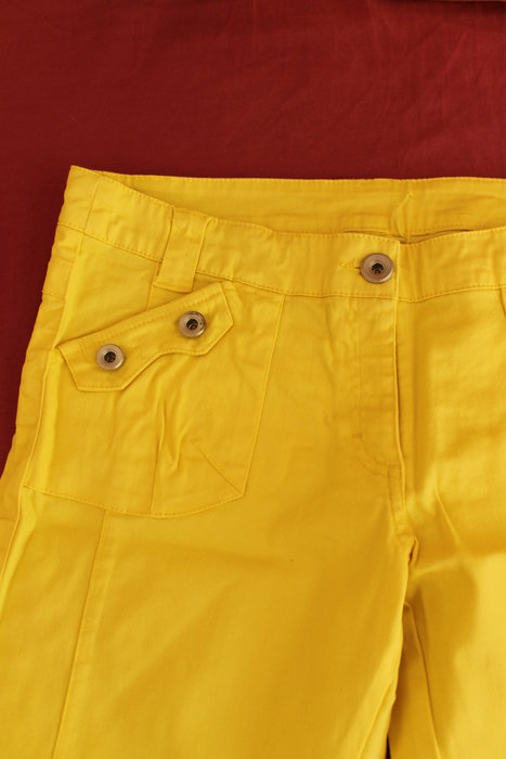 sexy Caprihose / Sommerhose in gelb