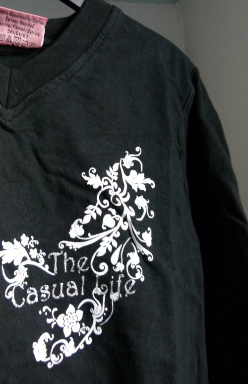 Sweatpulli Pullover, schwarz mit silbern weißem Ornament-Druck, NEU, Gothic Casual Mori