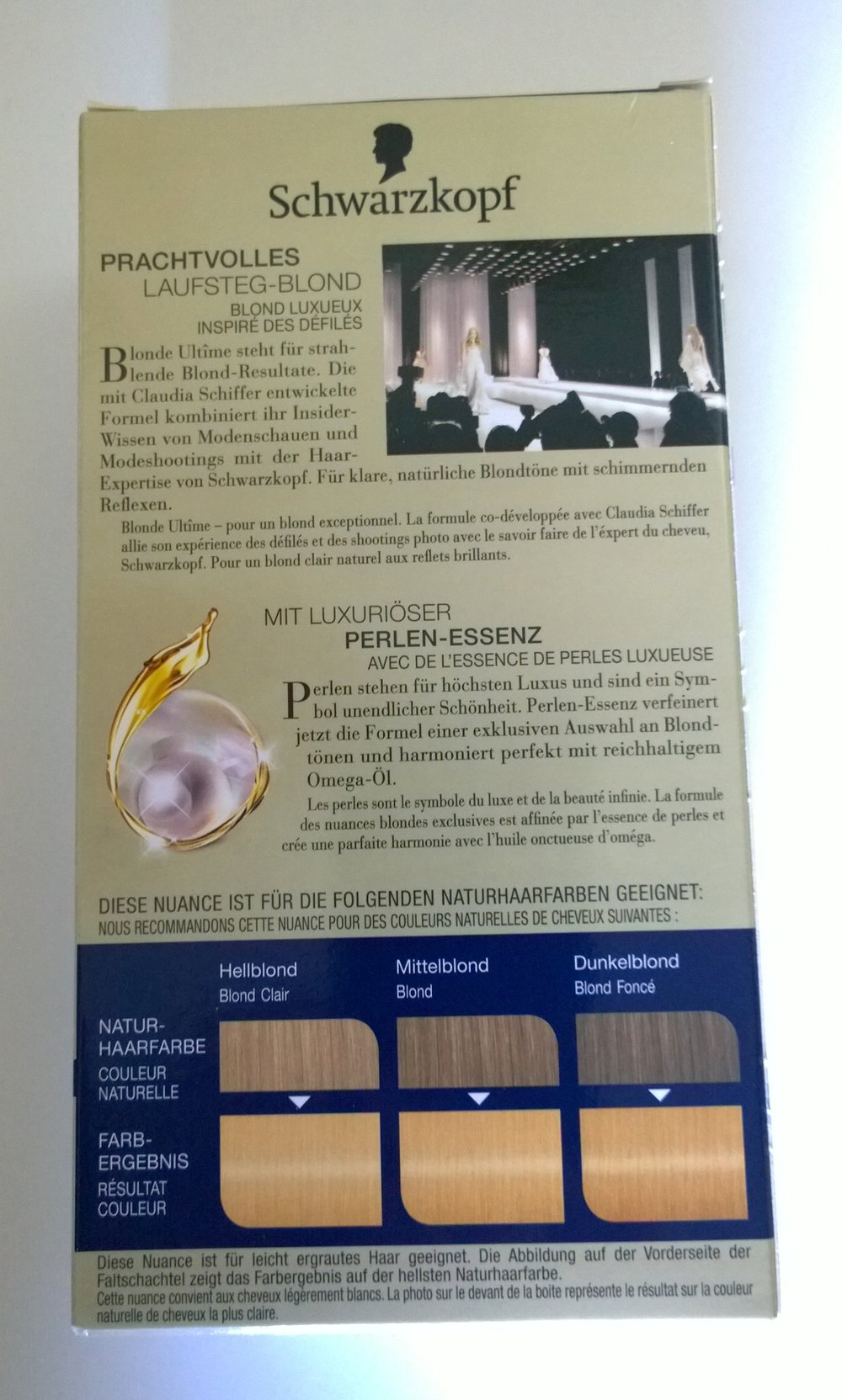 schwarzkopf blonde ultime 10-1 Haarfarbe Hellblond