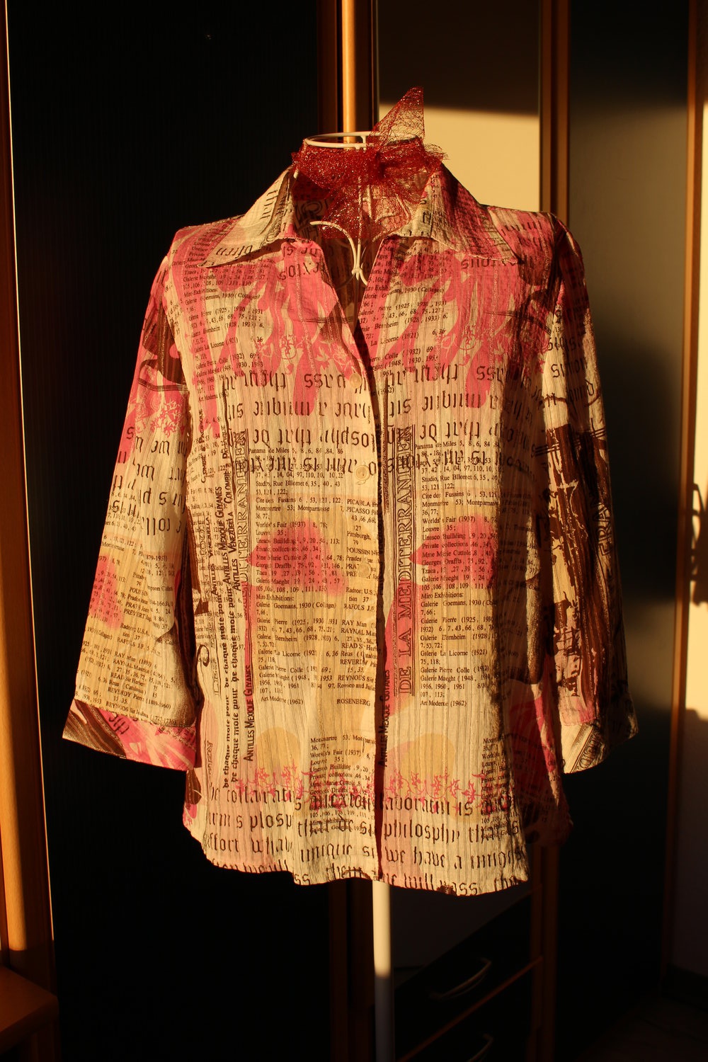 28.Bedruckte Bluse, Gr.40