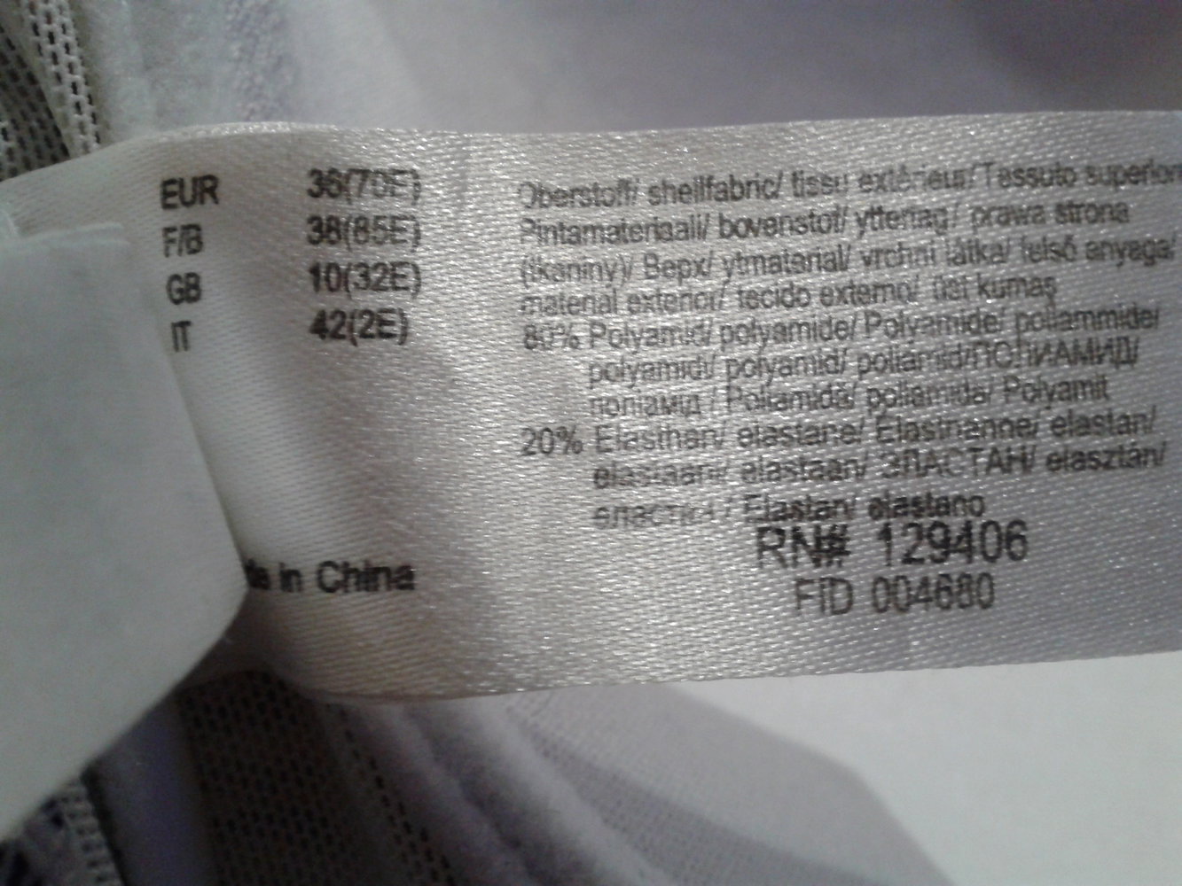 hübsches Bikinioberteil, 70E, Streifen, blau weiß, gestreift, Schleife