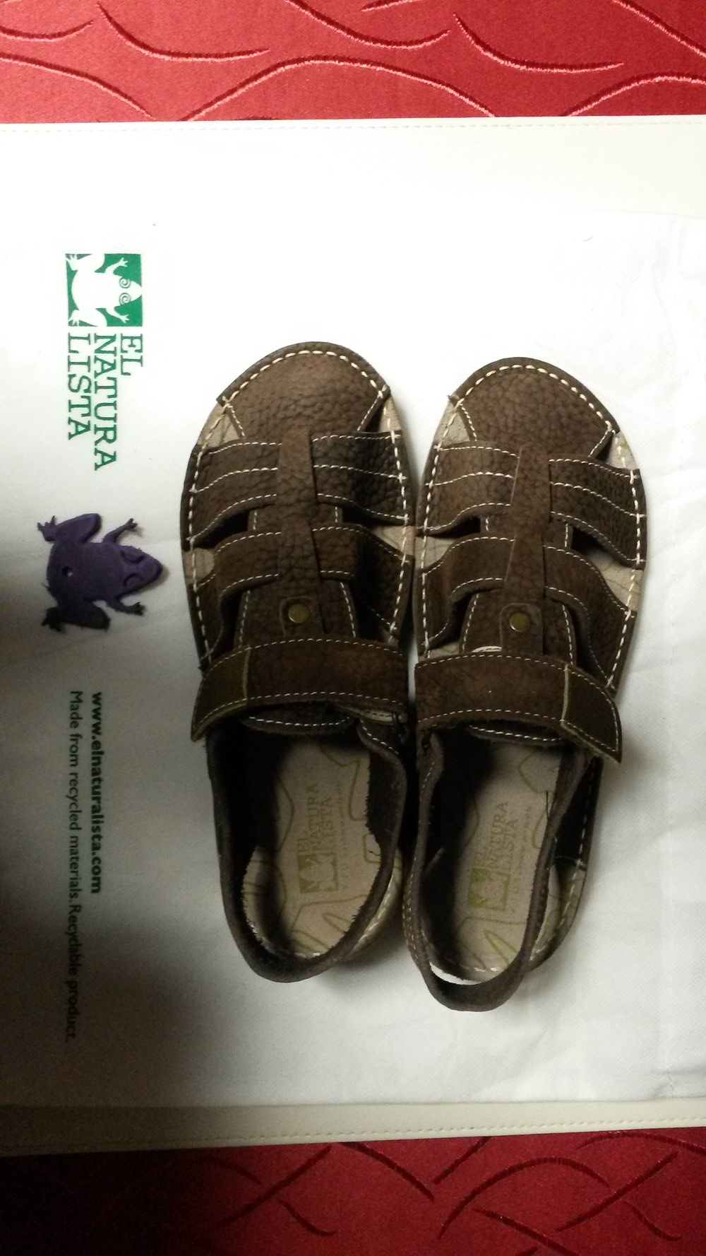 2. Neue Ledersandalen von El Naturalista, braun, Gr. 37