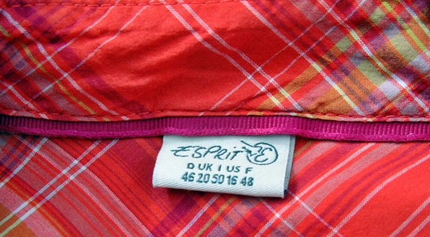Crinkle Bluse Gr. 46 mit verstellbaren Ärmeln - ESPRIT