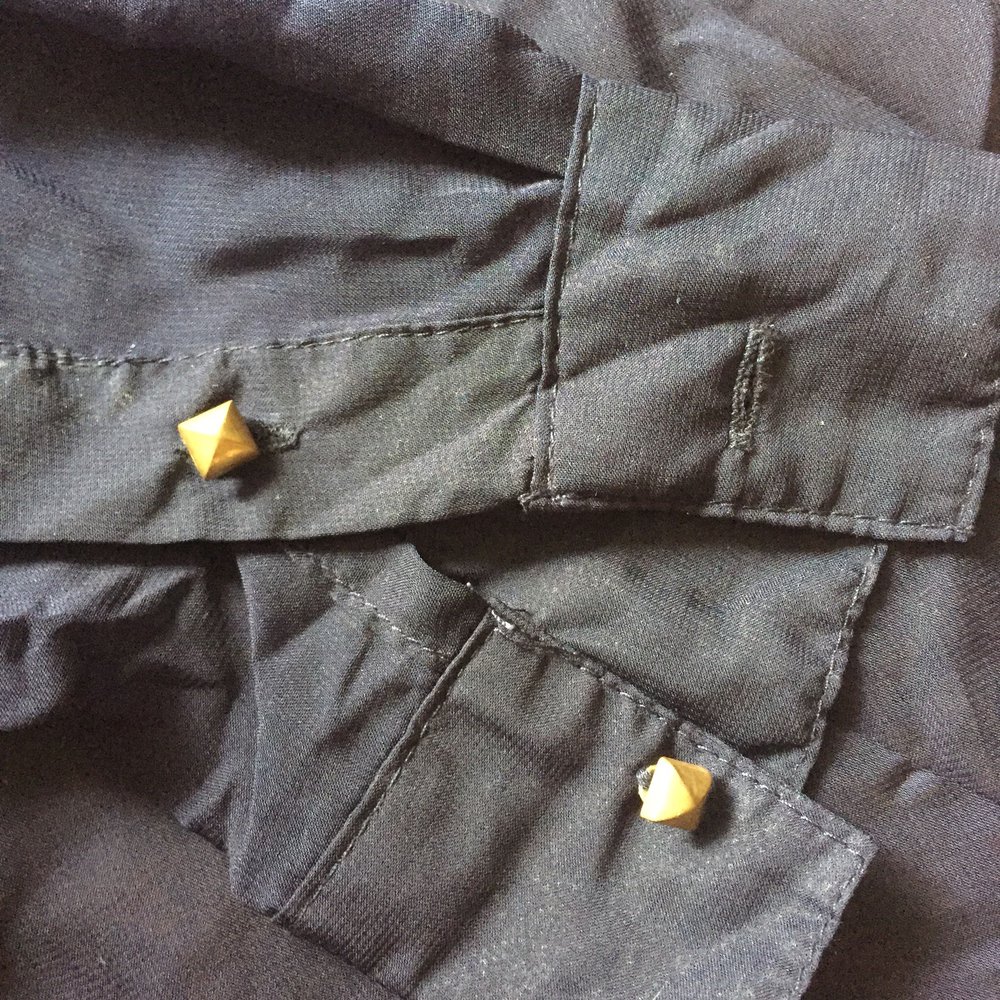 Dunkelblaue Bluse
