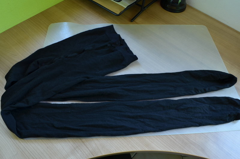 schwarze Strumpfhose