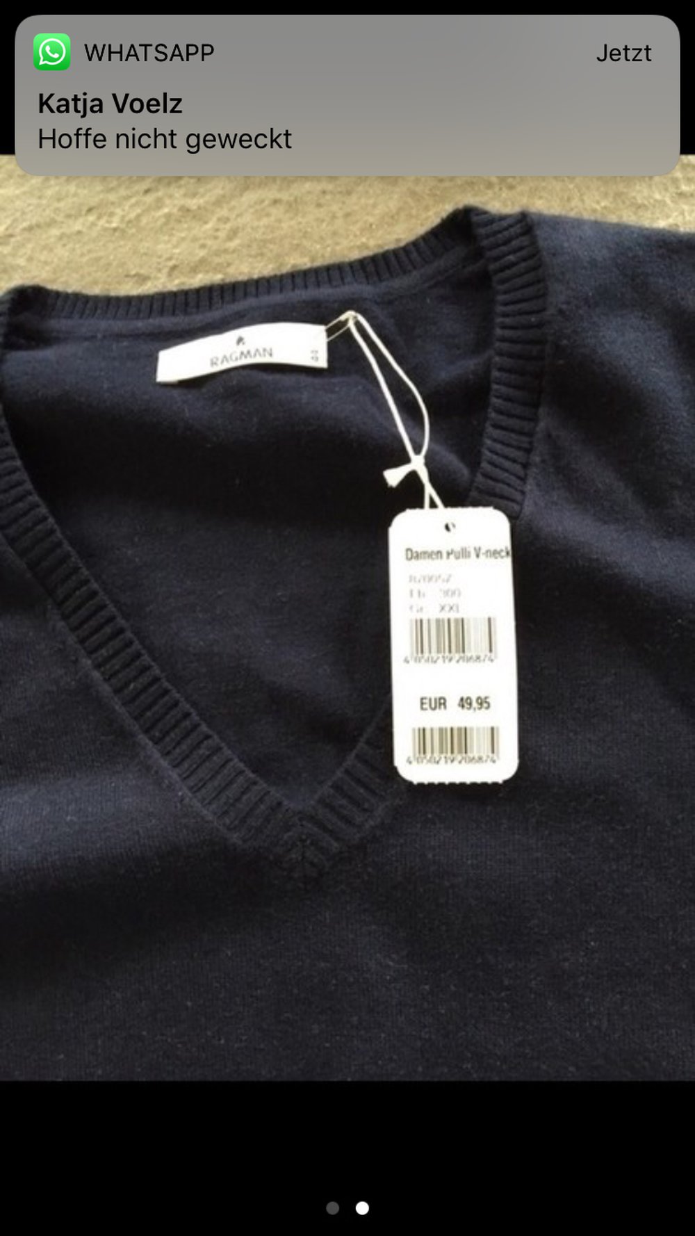RAGMAN PULLI IN DUNKELBLAU GRÖSSE XL NAGELNEU MIT ETIKETT 
