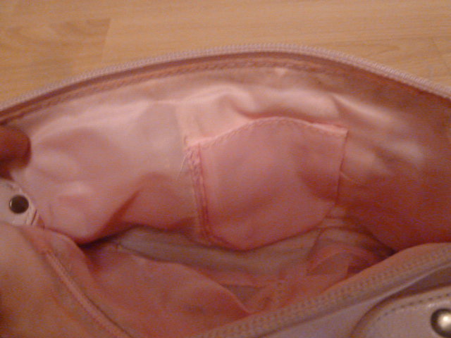 rosa Handtasche