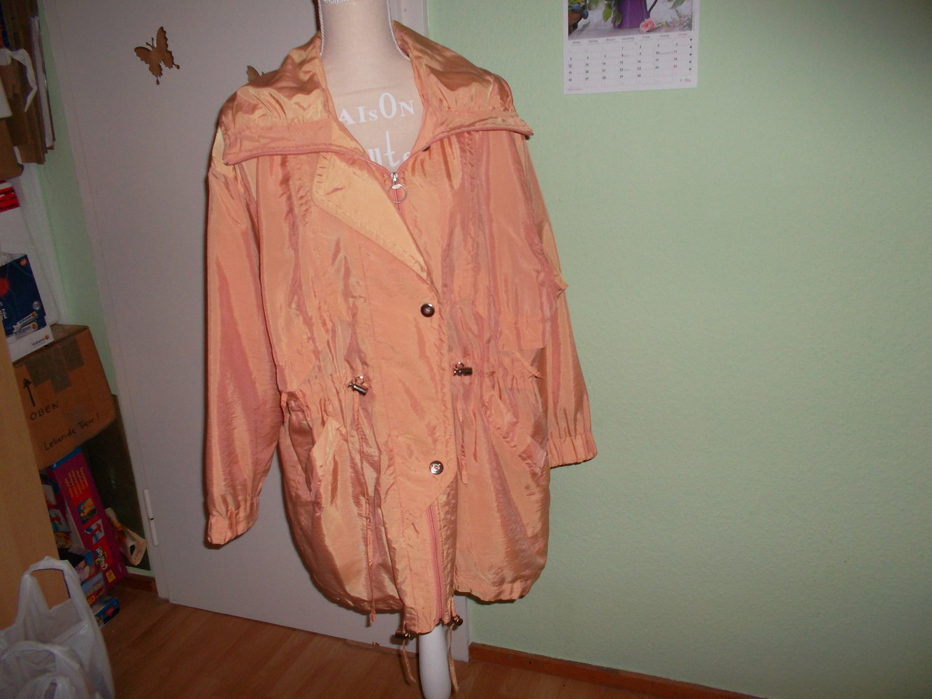 Damen Jacke, orange ,Gr. 44